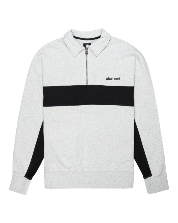 0 Maltby - Felpa con zip Unisex Gray Z1FLC1ELF1 Element