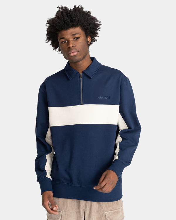 2 Maltby - Sweat zippé Unisexe Bleu Z1FLC1ELF1 Element