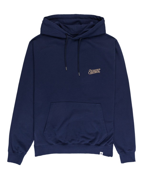 0 Cornellion - Felpa con cappuccio Unisex Blue Z1FLC2ELF1 Element