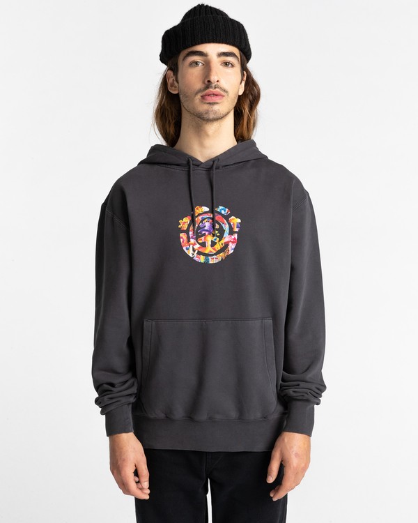 1 Shrooms Tree - Sweat à capuche Unisexe Noir Z1HOC7ELF1 Element