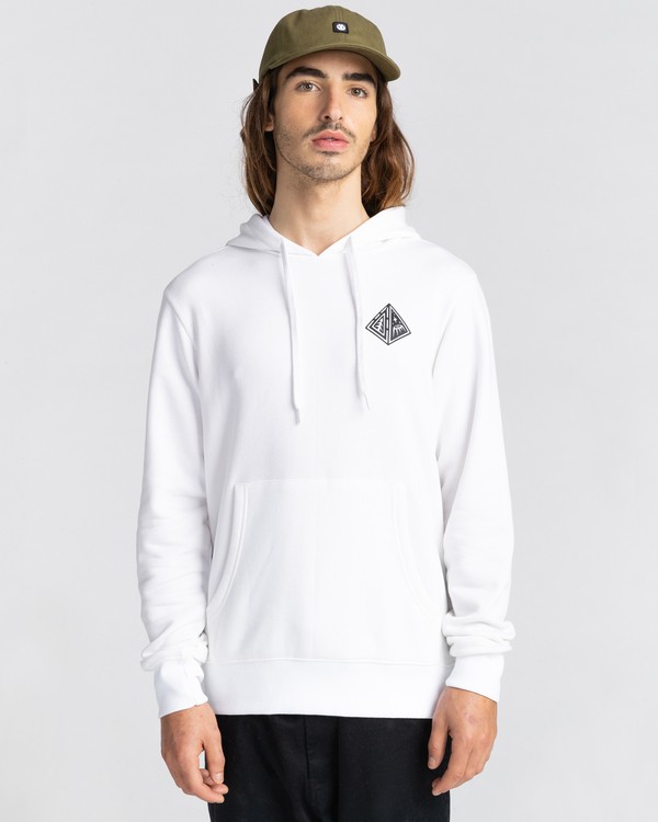 2 Elliptical - Sweat à capuche pour Homme Blanc Z1HOC8ELF1 Element