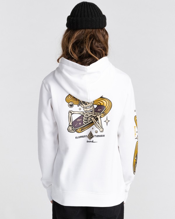 5 Transender - Sweat à capuche pour Homme Blanc Z1HOD1ELF1 Element