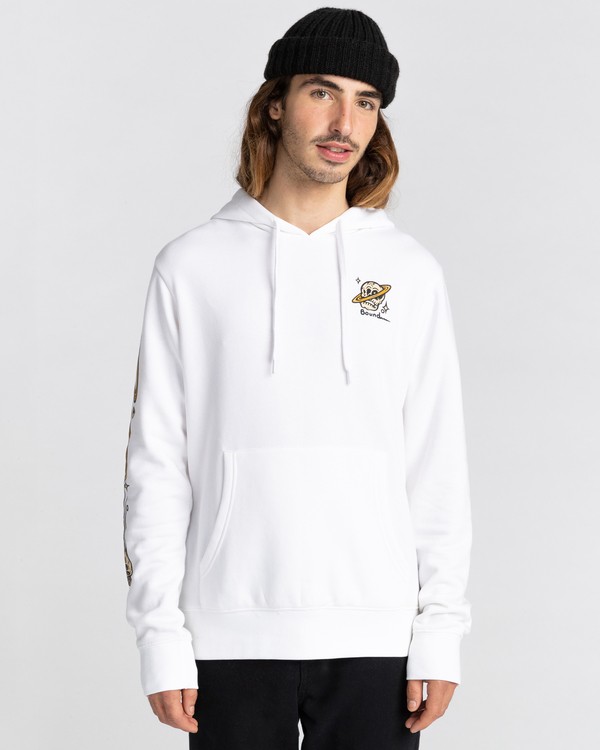 2 Transender - Sweat à capuche pour Homme Blanc Z1HOD1ELF1 Element