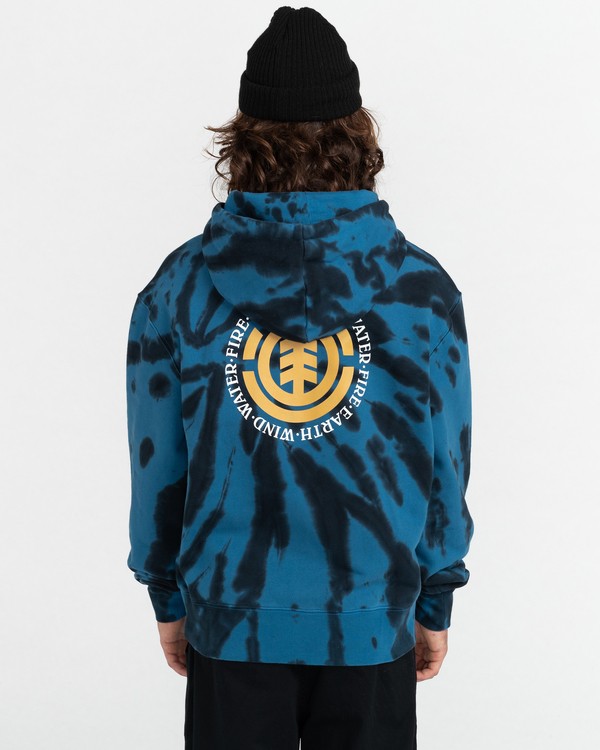 5 Seal - Felpa con cappuccio da Uomo Blue Z1HOF4ELF1 Element