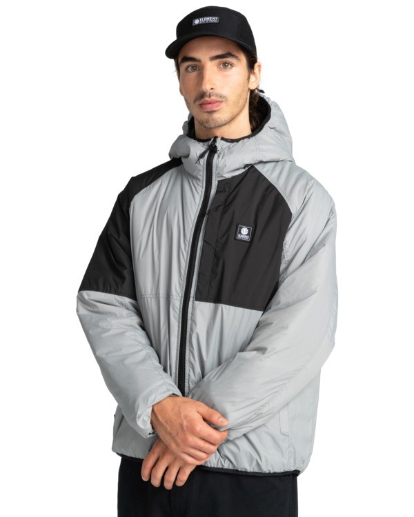 1 Wolfe - Reversible Jacket for Men Gray Z1JKF3ELF1 Element