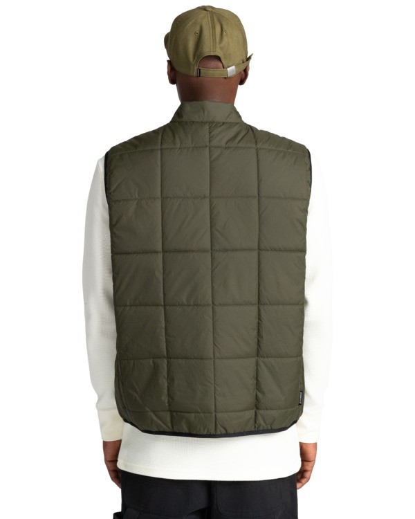 10 Wolfe - Reversible Body Warmer for Men Green Z1JKF4ELF1 Element