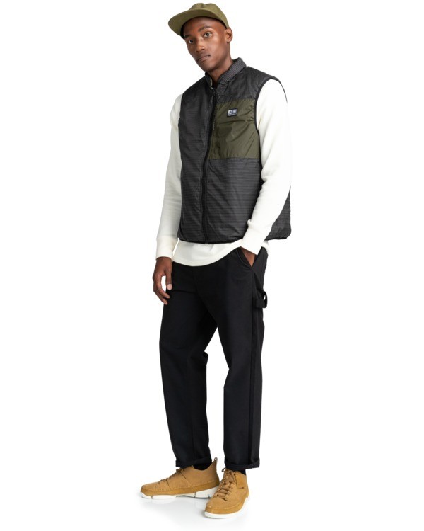 9 Wolfe - Reversible Body Warmer for Men Green Z1JKF4ELF1 Element