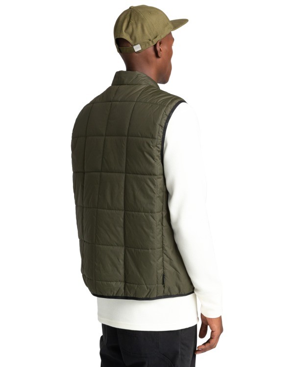 3 Wolfe - Reversible Body Warmer for Men Green Z1JKF4ELF1 Element