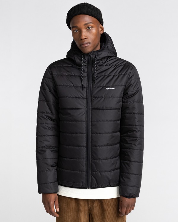 1 Alder Fundamental - Chaqueta Resistente al Agua para Hombre Negro Z1JKG1ELF1 Element