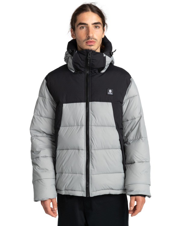 1 Dulcey - Water-Resistant Jacket for Men Grey Z1JKG7ELF1 Element