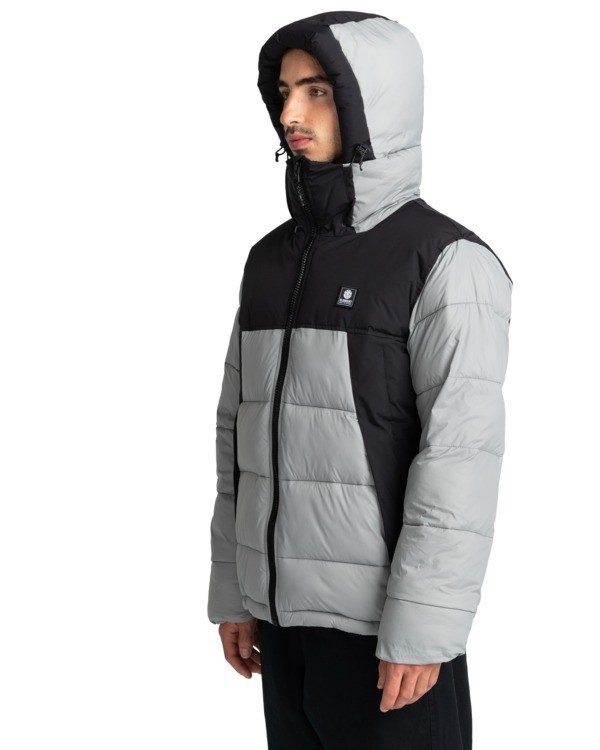 3 Dulcey - Water-Resistant Jacket for Men Grey Z1JKG7ELF1 Element