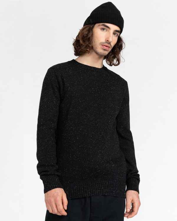 3 Kayden - Pull pour Homme Noir Z1JPC1ELF1 Element
