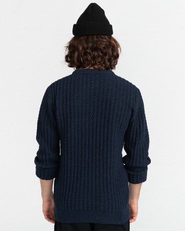 6 Marvik - Pull pour Homme Bleu Z1JPC4ELF1 Element