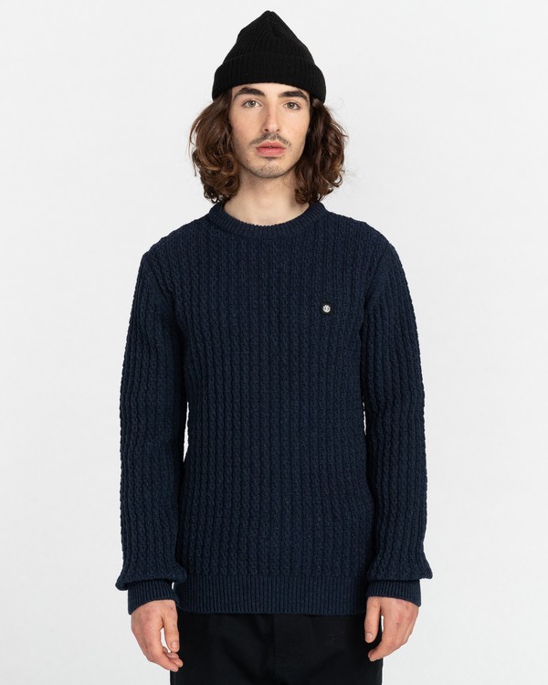 1 Marvik - Pull pour Homme Bleu Z1JPC4ELF1 Element
