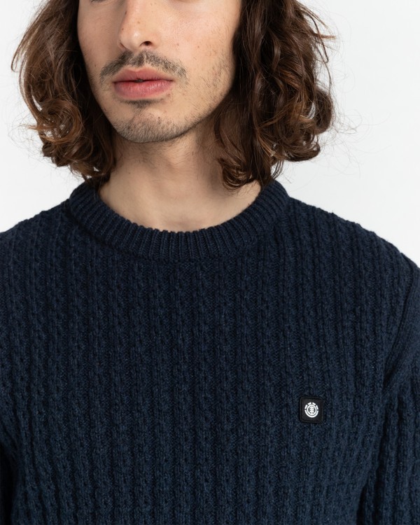 3 Marvik - Pull pour Homme Bleu Z1JPC4ELF1 Element