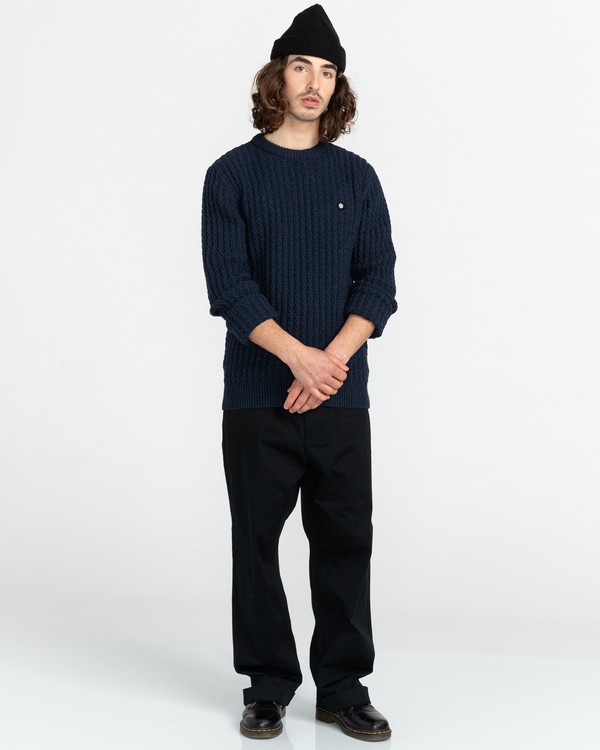 5 Marvik - Pull pour Homme Bleu Z1JPC4ELF1 Element