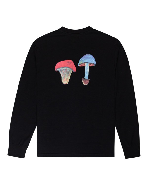 1 Pop Shrooms - Long Sleeve T-Shirt for Men Black Z1KTC3ELF1 Element
