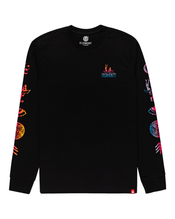 0 Cabeza - Maglietta a Maniche Lunghe da Uomo  Z1LSD4ELF1 Element