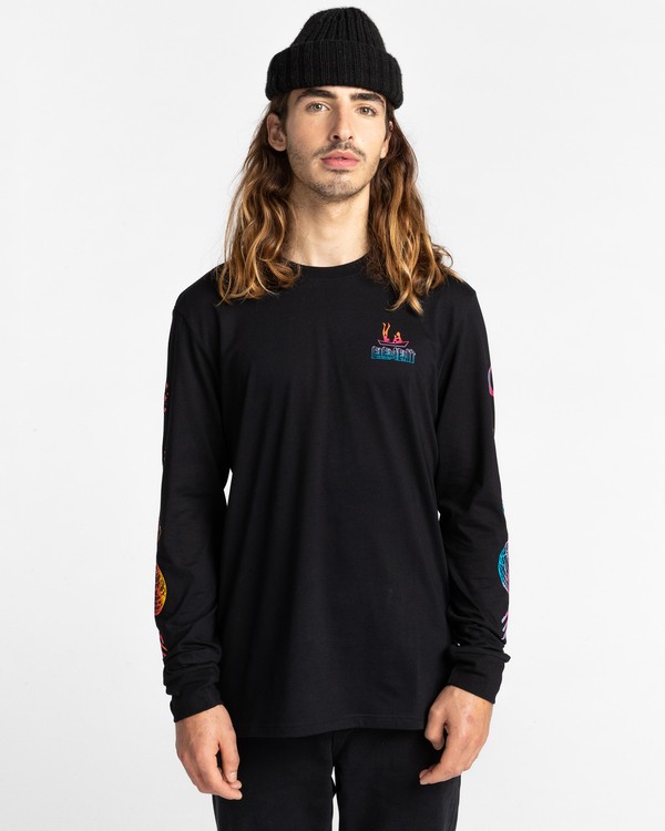 2 Cabeza - Maglietta a Maniche Lunghe da Uomo  Z1LSD4ELF1 Element