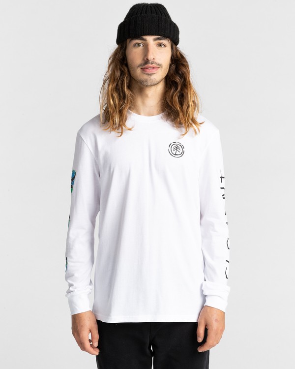2 Ravana - Longsleeve für Männer Weiss Z1LSD7ELF1 Element