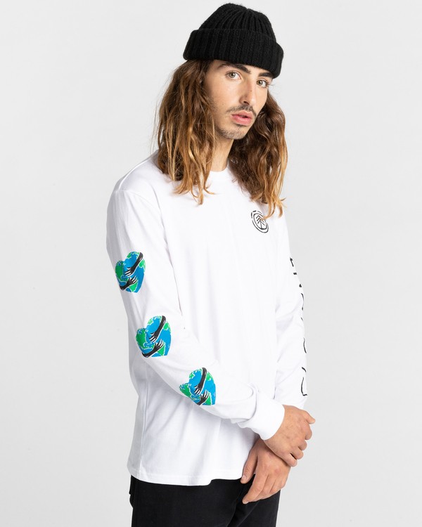 3 Ravana - Longsleeve für Männer Weiss Z1LSD7ELF1 Element