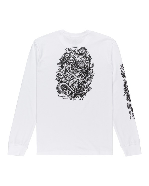 1 Acceptance - Long Sleeve T-Shirt for Men White Z1LSE3ELF1 Element
