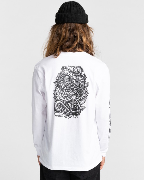 5 Acceptance - Long Sleeve T-Shirt for Men White Z1LSE3ELF1 Element