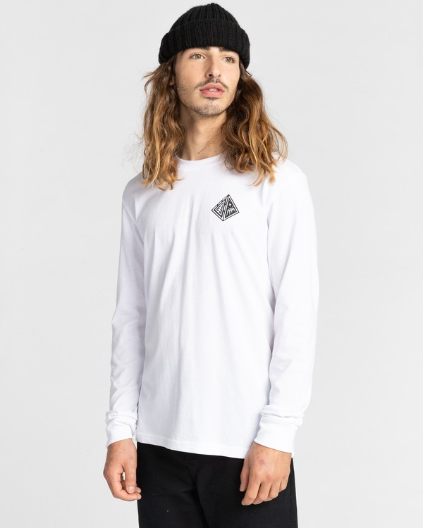 2 Acceptance - Long Sleeve T-Shirt for Men White Z1LSE3ELF1 Element