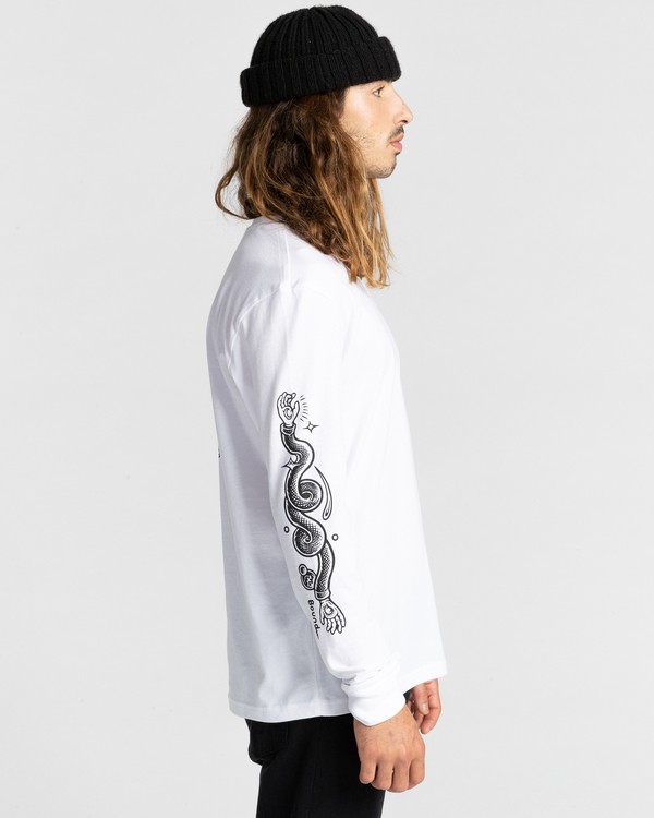 3 Acceptance - Long Sleeve T-Shirt for Men White Z1LSE3ELF1 Element