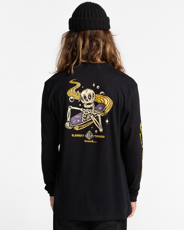 5 Transender - Longsleeve für Männer Schwarz Z1LSE4ELF1 Element