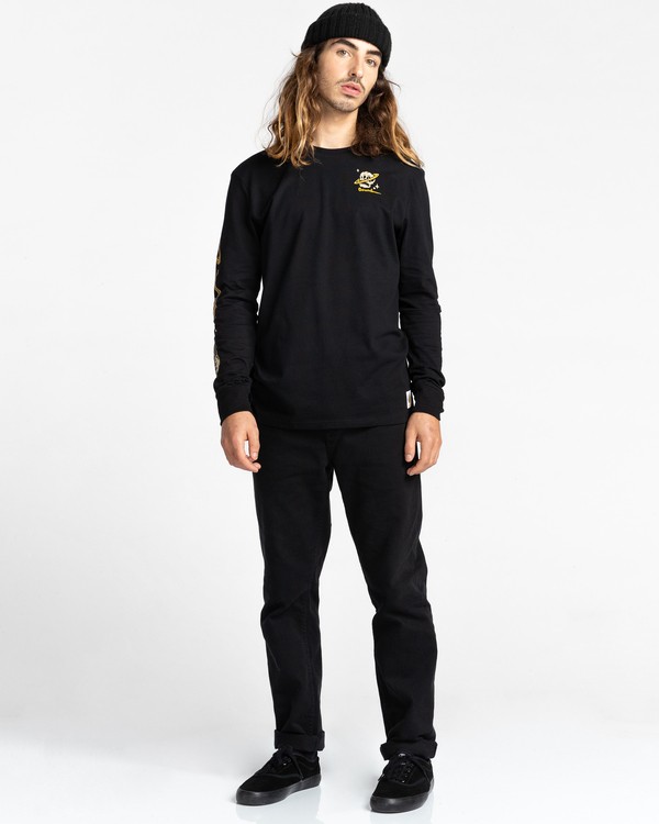 4 Transender - Longsleeve für Männer Schwarz Z1LSE4ELF1 Element