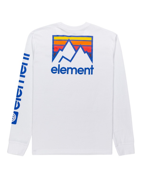 1 Joint - Long Sleeve T-Shirt Unisex White Z1LSE5ELF1 Element