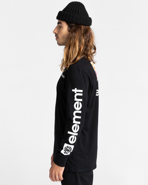 3 Joint - Longsleeve Unisex Schwarz Z1LSE5ELF1 Element