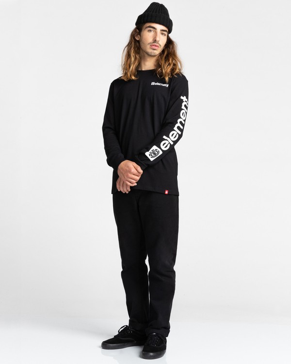 4 Joint - Longsleeve Unisex Schwarz Z1LSE5ELF1 Element