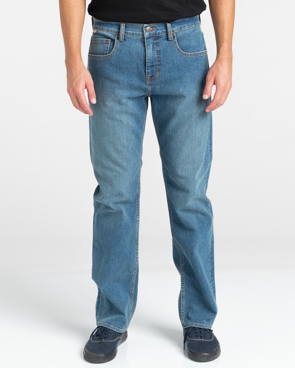 2 E03 - Slim Fit Jeans for Men Blue Z1PNB2ELF1 Element