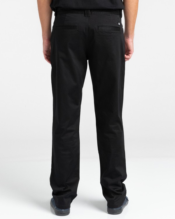 5 Sawyer - Pantaloni Chino voor Uomo Black Z1PTC4ELF1 Element