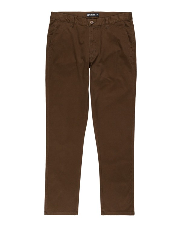 0 Howland Classic - Pantalon chino pour Homme Marron Z1PTC5ELF1 Element