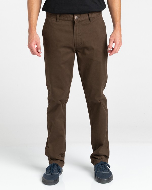 2 Howland Classic - Pantalon chino pour Homme Marron Z1PTC5ELF1 Element