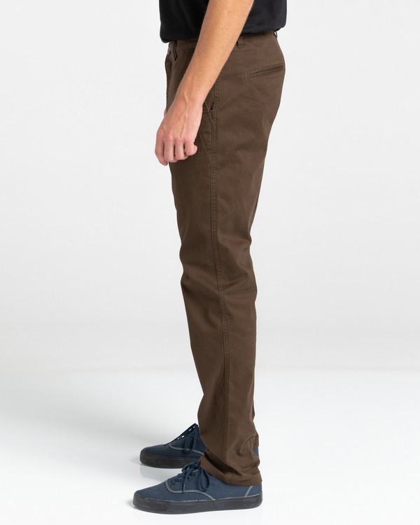 3 Howland Classic - Pantalon chino pour Homme Marron Z1PTC5ELF1 Element