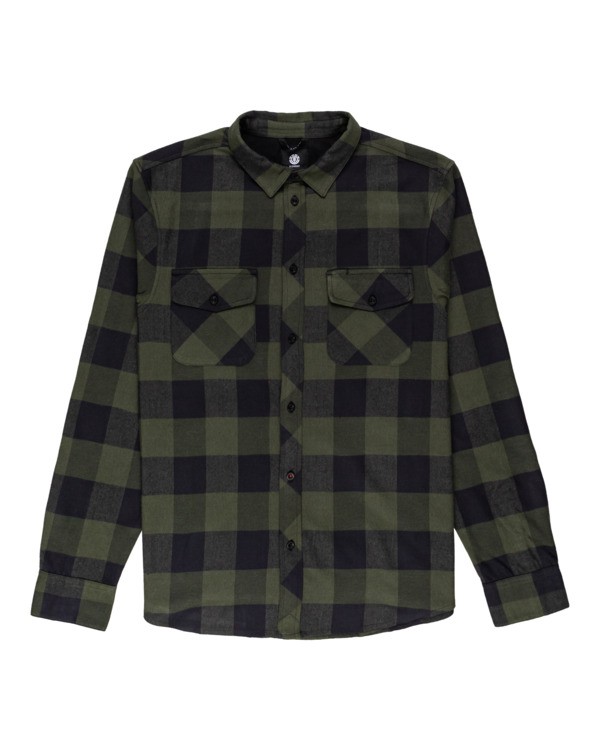 0 Tacoma - Flannel Shirt for Men Green Z1SHC1ELF1 Element