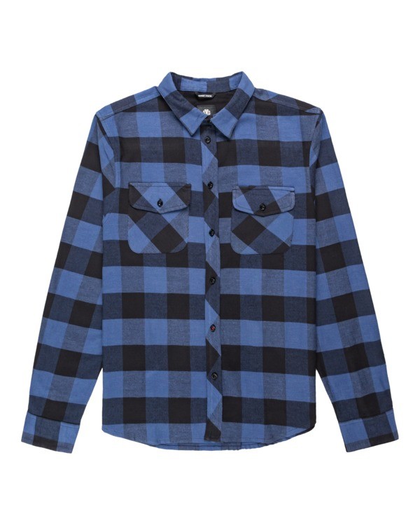 0 Tacoma - Chemise en flanelle pour Homme Bleu Z1SHC1ELF1 Element