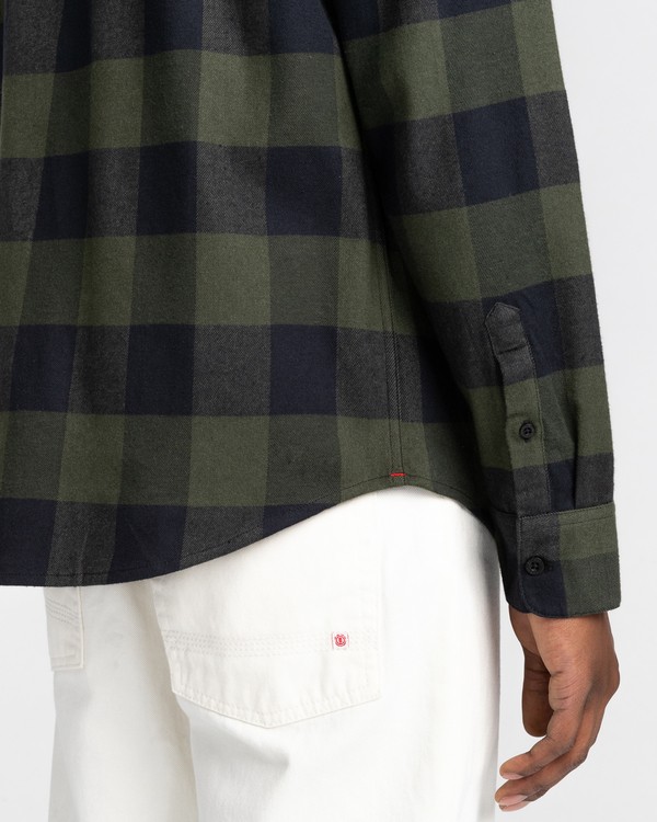 4 Tacoma - Flannel Shirt for Men Green Z1SHC1ELF1 Element