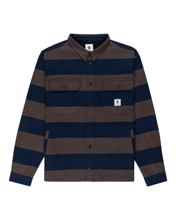 0 Wentworth Stripes - Flannel Shirt for Men  Z1SHC5ELF1 Element