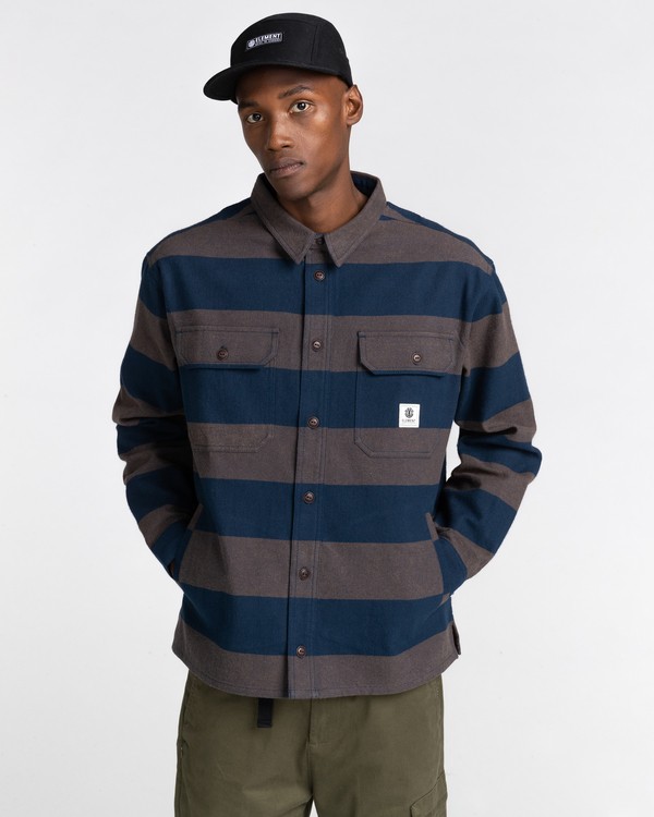 1 Wentworth Stripes - Flannel Shirt for Men  Z1SHC5ELF1 Element