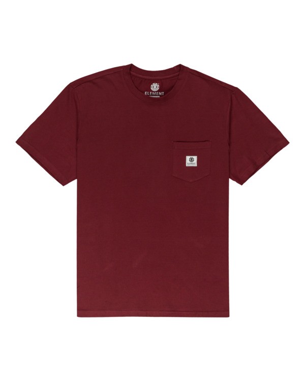 0 Basic Label - T-shirt manches courtes Rouge Z1SSI1ELF1 Element