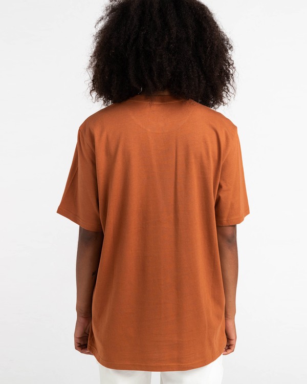 9 Basic Label - T-shirt manches courtes Marron Z1SSI1ELF1 Element