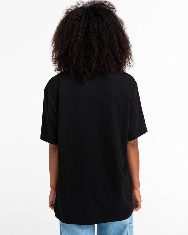 9 Basic Label - T-shirt manches courtes Noir Z1SSI1ELF1 Element