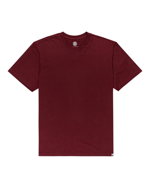 0 Crew - T-shirt Unisexe Rouge Z1SSI2ELF1 Element