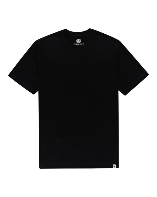 0 Crew - T-shirt Unisexe Noir Z1SSI2ELF1 Element