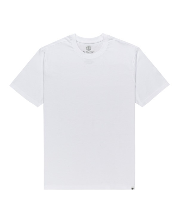 0 Crew - T-shirt Unisexe Blanc Z1SSI2ELF1 Element